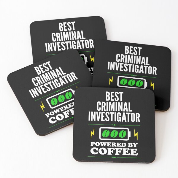 Aperçu de l'œuvre Meilleur enquêteur criminel propulsé par le café pour enquêteur criminel créée et vendue par SVPOD.