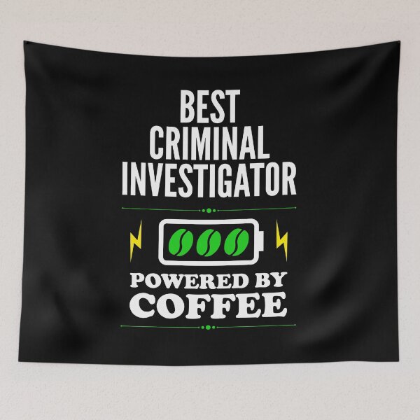 Item preview, Best Criminal Investigator Powered By Coffee for Criminal Investigator designed and sold by SVPOD.