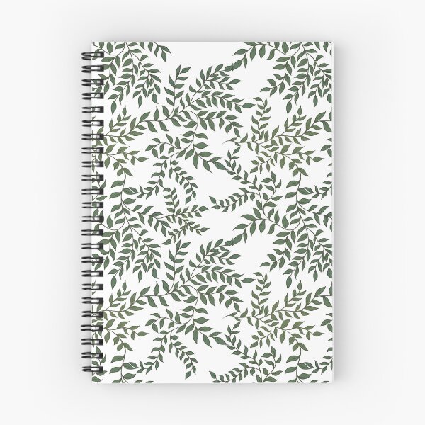 Item preview, Winding Vines (Green & White) designed and sold by Art by Kendra Crae.