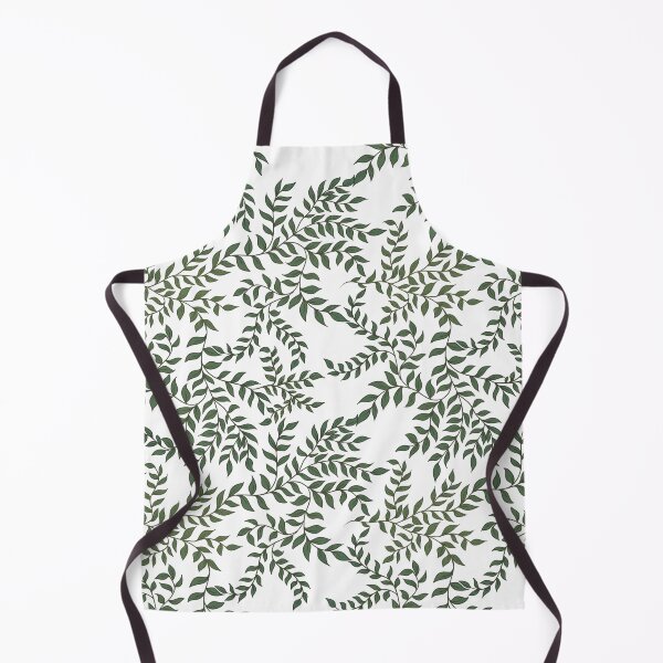 Item preview, Winding Vines (Green & White) designed and sold by Art by Kendra Crae.