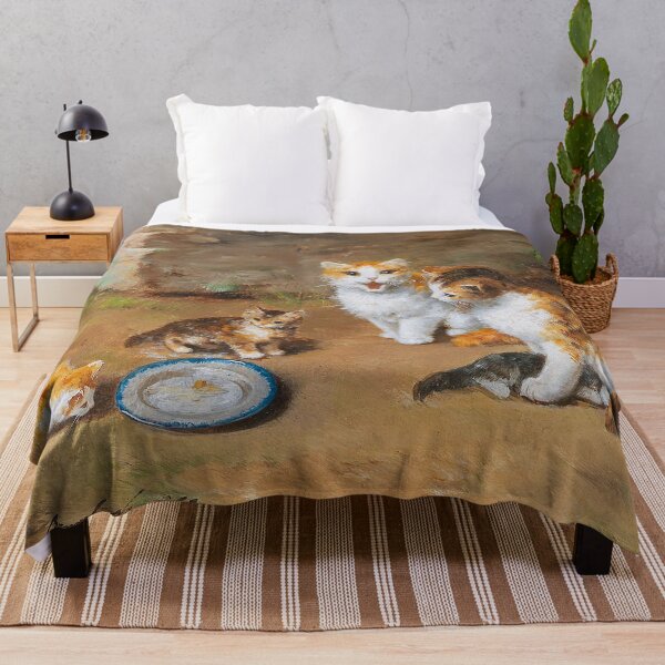 Item preview,  Cat Family ,cats drink milk Alfred Arthur Brunel Neuville   cute Cat Family designed and sold by TeeARTHY.