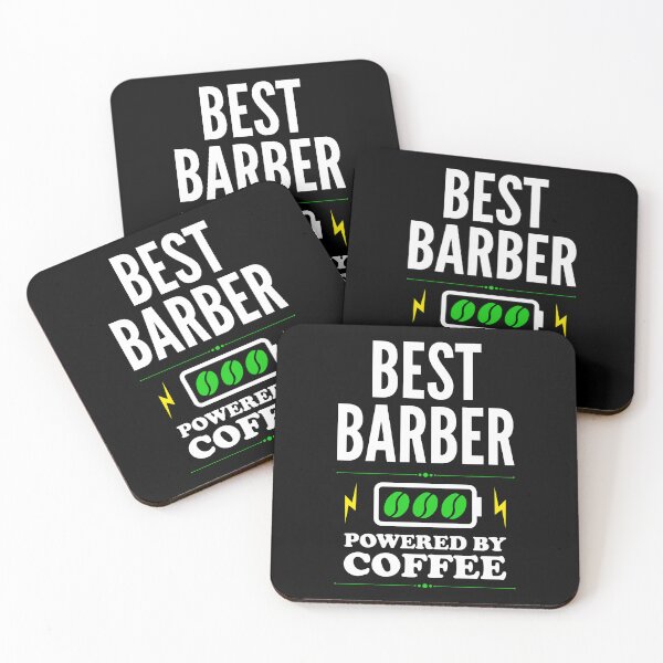 Item preview, Best Barber Powered By Coffee for Barber designed and sold by SVPOD.