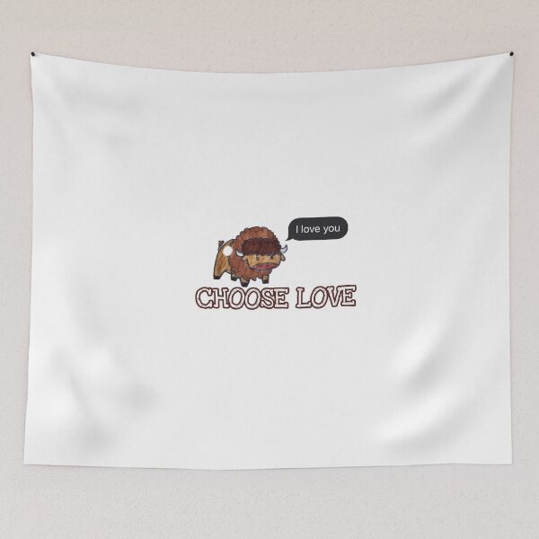 Item preview, Choose Love Baby Buffalo designed and sold by Man4geGraph.