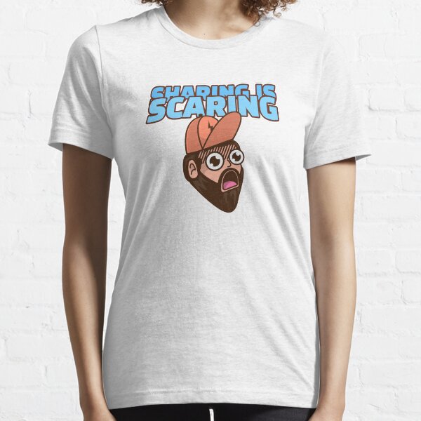 SHARING IS SCARING Essential T-Shirt
