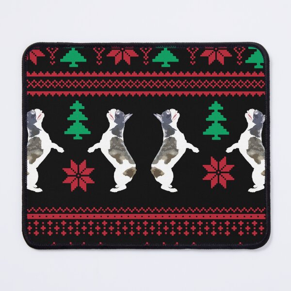 Item preview, French Bulldog Christmas Sweater Pattern designed and sold by Collagedream.