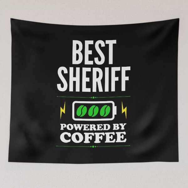 Item preview, Best Sheriff Powered By Coffee for Sheriff designed and sold by SVPOD.