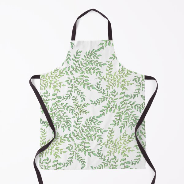 Item preview, Winding Vines (Bright Green & White) designed and sold by Art by Kendra Crae.