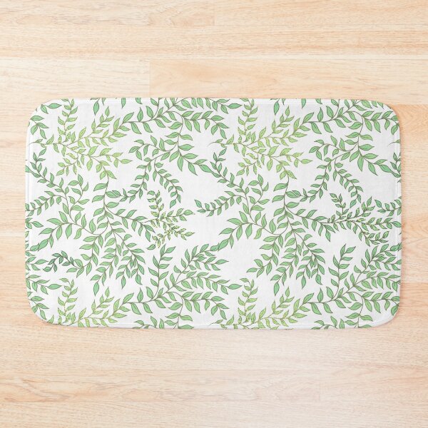 Item preview, Winding Vines (Bright Green & White) designed and sold by Art by Kendra Crae.