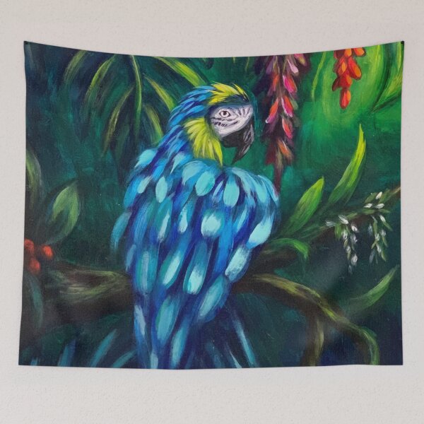 Item preview, Blue Throated Macaw Bird designed and sold by Essa Nsheiwat.