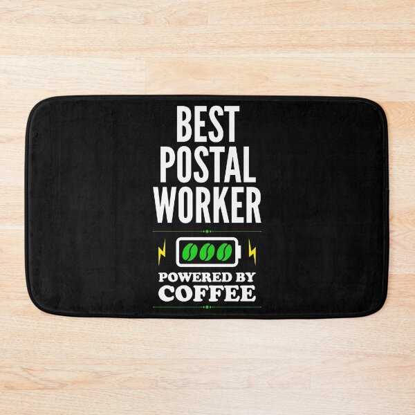 Item preview, Best Postal Worker Powered By Coffee for Postal Worker designed and sold by SVPOD.