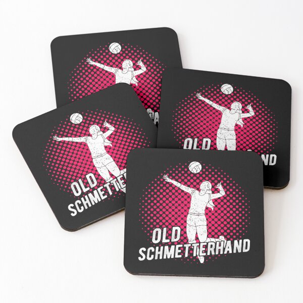 Item preview, Volleyball Female Volleyball Player Old Smash Hand Sticker designed and sold by laureljusjv.