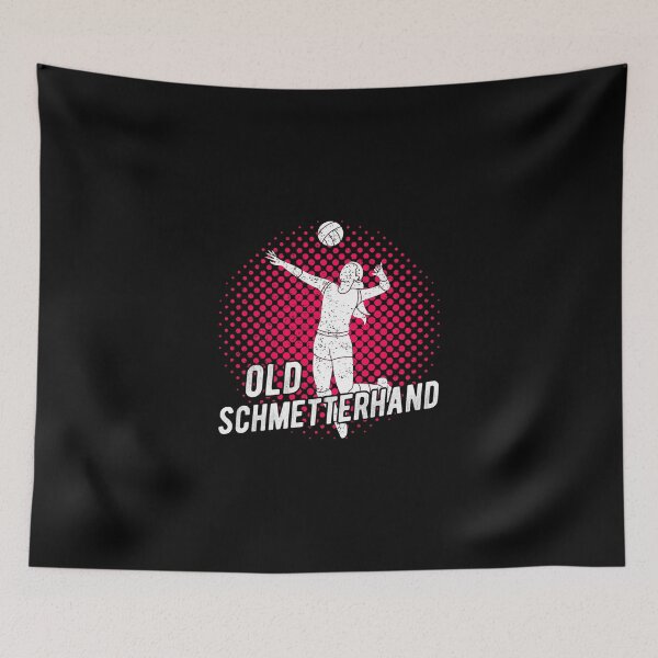 Item preview, Volleyball Female Volleyball Player Old Smash Hand Sticker designed and sold by laureljusjv.
