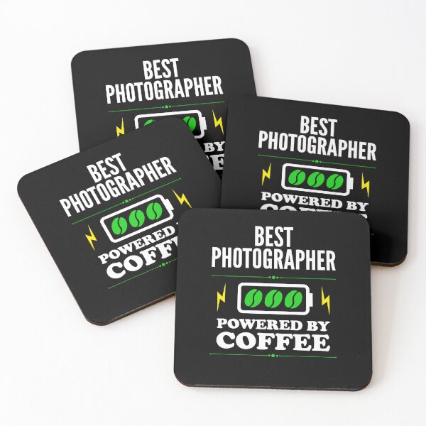 Item preview, Best Photographer Powered By Coffee for Photographer designed and sold by SVPOD.