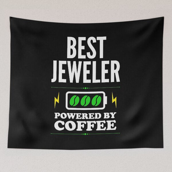 Item preview, Best Jeweler Powered By Coffee for Jeweler designed and sold by SVPOD.