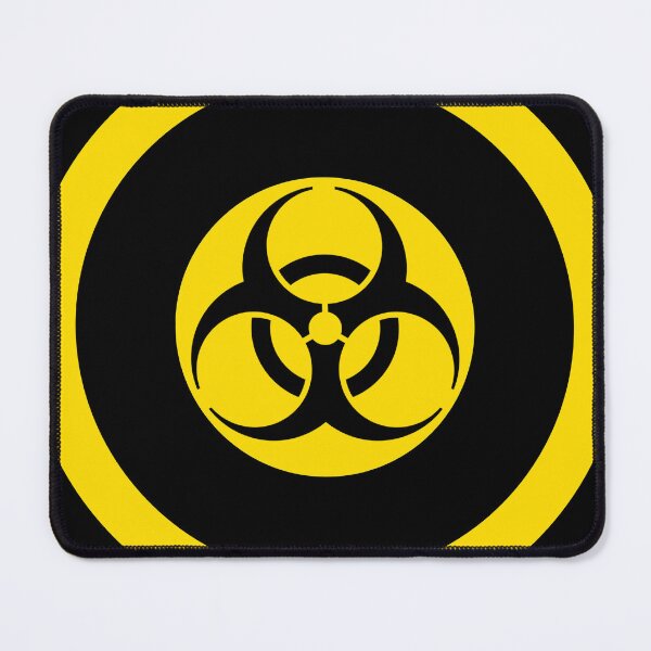 Item preview, Biohazard Warning Black Yellow Retro Roundel designed and sold by ModSupporters.
