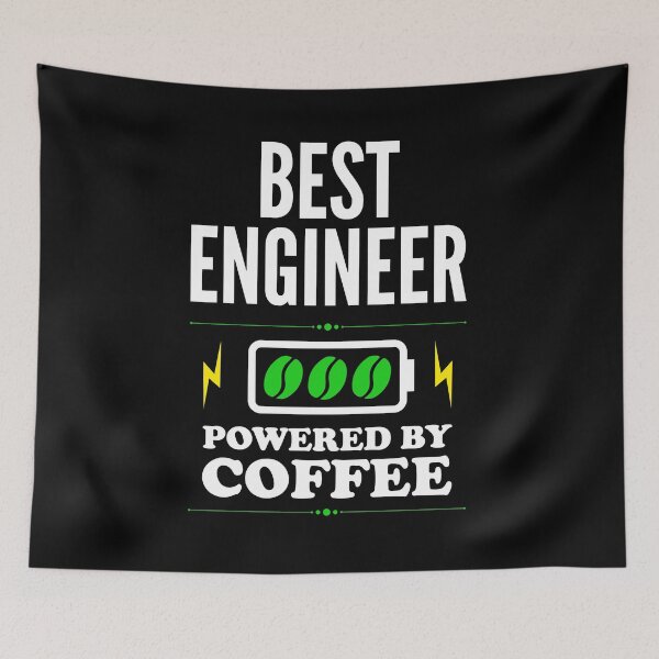 Item preview, Best Engineer Powered By Coffee for Engineer designed and sold by SVPOD.
