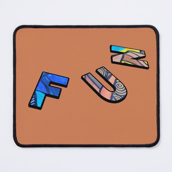 Item preview, Word FUN with pattern of  painting, #6 designed and sold by MariDaniArt.