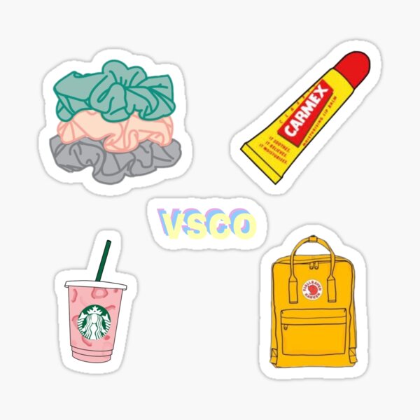 "VSCO GIRL - STICKER PACK " Sticker By Itsmemaytal | Redbubble