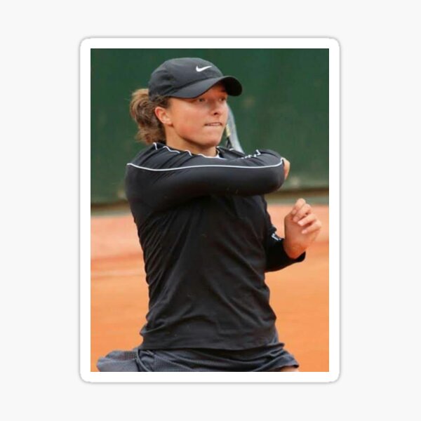 "Iga swiatek" Sticker for Sale by collinsdrawings | Redbubble