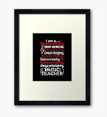 Music Teacher Framed Print
