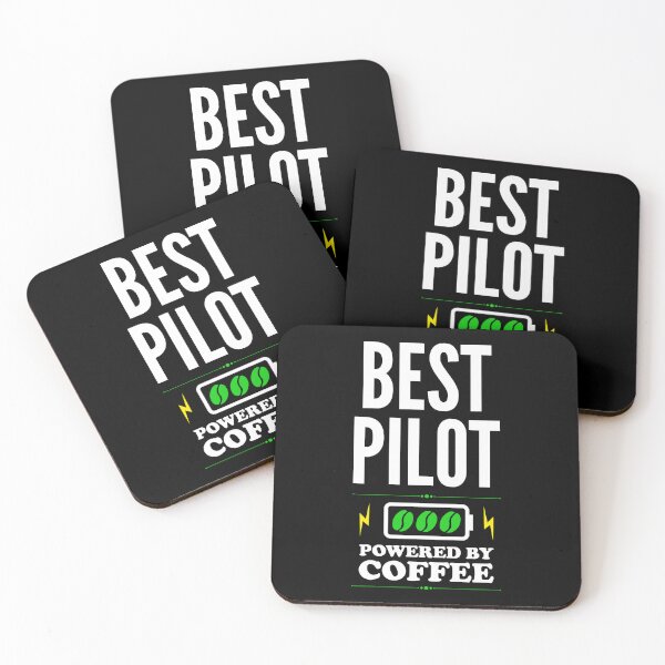 Item preview, Best Pilot Powered By Coffee for Pilot designed and sold by SVPOD.