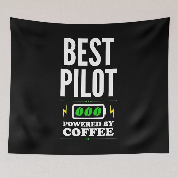 Item preview, Best Pilot Powered By Coffee for Pilot designed and sold by SVPOD.