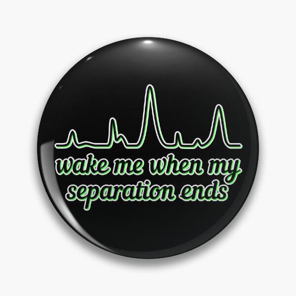 Item preview, Wake Me When My Separation Ends - Lime Highlight, Black Background designed and sold by Artsy-Chemist.