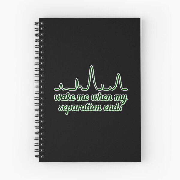 Item preview, Wake Me When My Separation Ends - Lime Highlight, Black Background designed and sold by Artsy-Chemist.