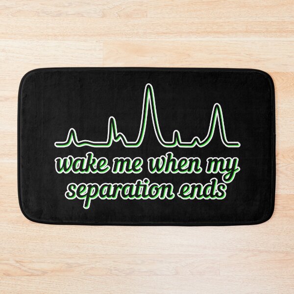 Item preview, Wake Me When My Separation Ends - Lime Highlight, Black Background designed and sold by Artsy-Chemist.