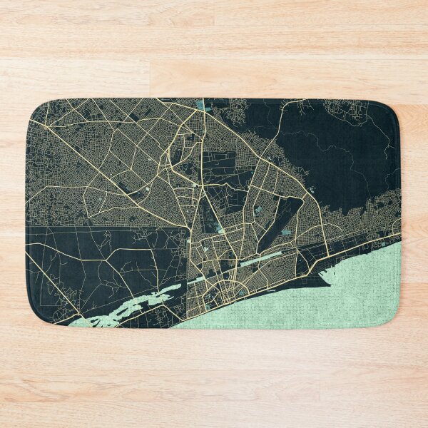 Item preview, Lome City Map of Togo - Summer designed and sold by deMAP.