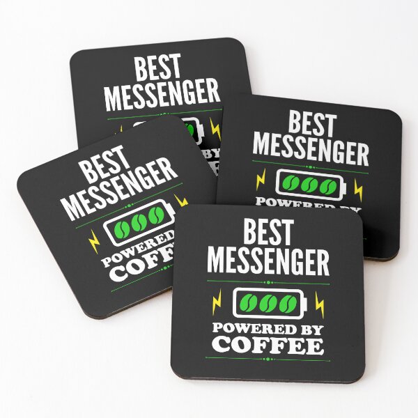 Item preview, Best Messenger Powered By Coffee for Messenger designed and sold by SVPOD.