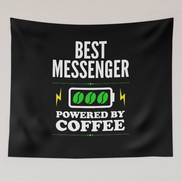 Item preview, Best Messenger Powered By Coffee for Messenger designed and sold by SVPOD.