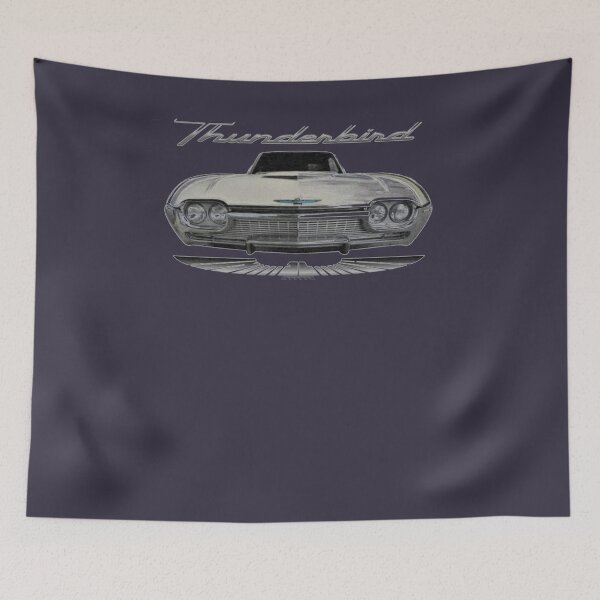 Item preview, 1961 TBird White Classic Guys  Unisex Tee Basic Novelty Tees Graphics Female Funny T-Shirt Teens Awesome Comfy Shirt designed and sold by kreisonlyny.