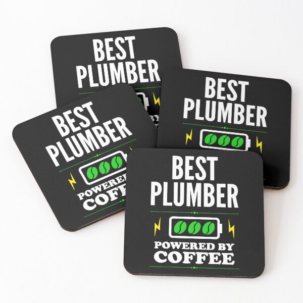Item preview, Best Plumber Powered By Coffee for Plumber designed and sold by SVPOD.