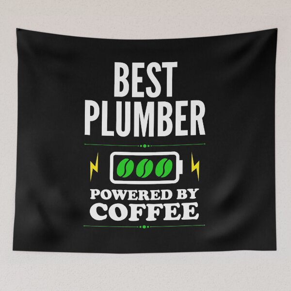 Item preview, Best Plumber Powered By Coffee for Plumber designed and sold by SVPOD.