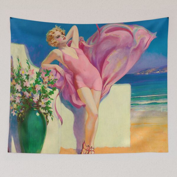 Item preview, Seaside Flirtation Vintage 1920's Pinup   Henry Clive (American, 1883-1960) Seaside Flirtation designed and sold by TeeARTHY.