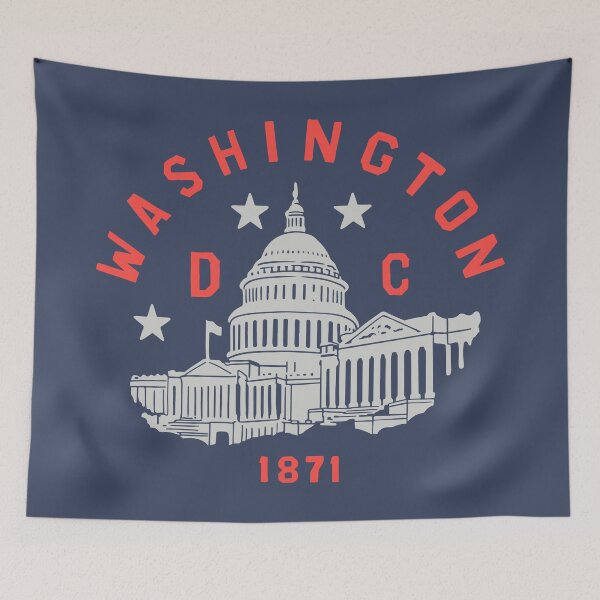 Item preview, Washington DC Vintage Capitol Building 1871 designed and sold by lorenklein.