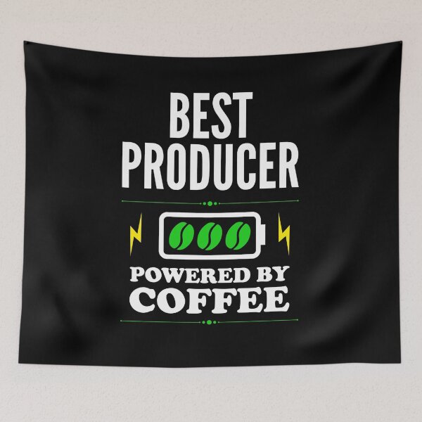 Artikelvorschau, Bester Produzent Powered By Coffee for Producer entworfen und verkauft von SVPOD.