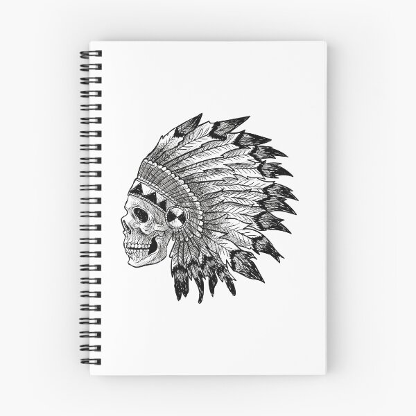 Item preview, Tribal Skull, Skull And Feather designed and sold by KingMasterStore.