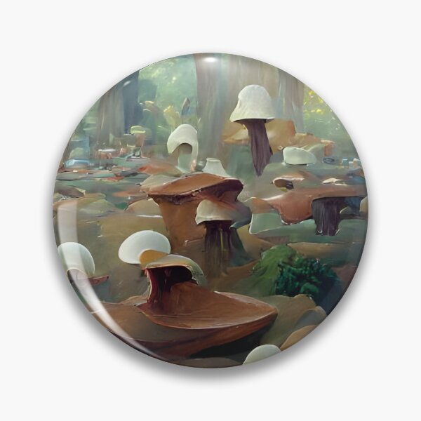 Item preview, Bosque de hongos, arte AI designed and sold by TwoMilesBlue.