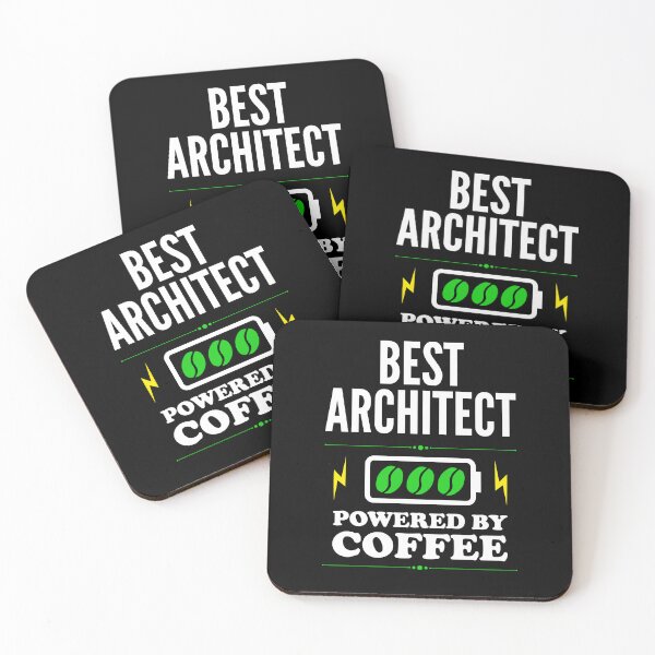 Item preview, Best Architect Powered By Coffee for Architect designed and sold by SVPOD.