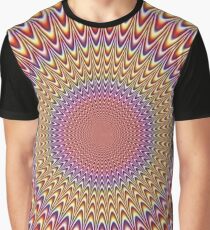 Trippy Optical Illusion Op Art Graphic T-Shirt