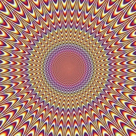 trippy optical illusion posters