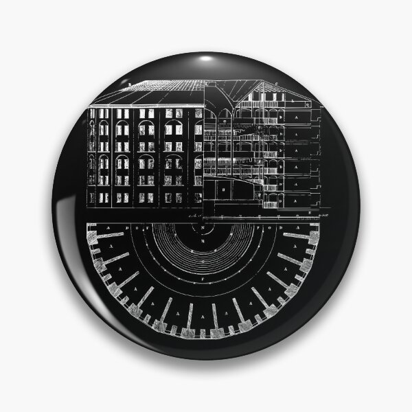 Item preview, The Panopticon - Jeremy Bentham | white lines designed and sold by camisariasj.