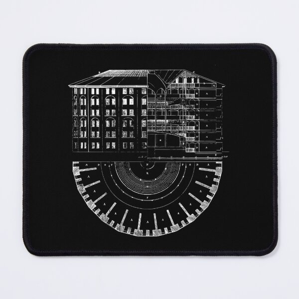 Item preview, The Panopticon - Jeremy Bentham | white lines designed and sold by camisariasj.