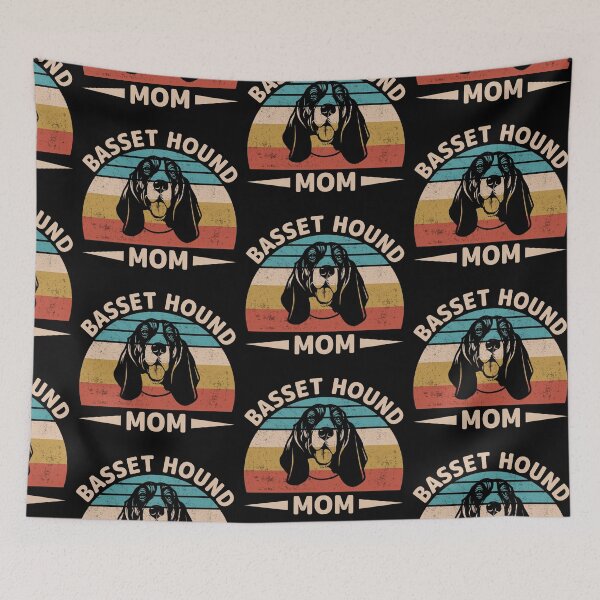 Item preview, Basset Hound Mom Dog Mom The Walking Mom Evolution Dog Walker Essential Love Pet Love Dog Gift Premium Apparel Funny Holiday Xmas designed and sold by DesignByHeartUK.