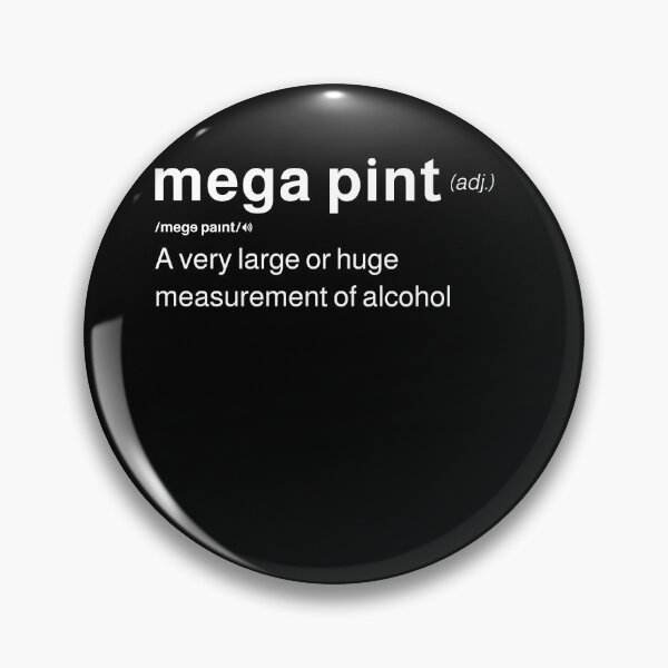 Item preview, Mega Pint of Red Wine Definition Trendy Sarcastic Megapint designed and sold by MarioShirtWorld.