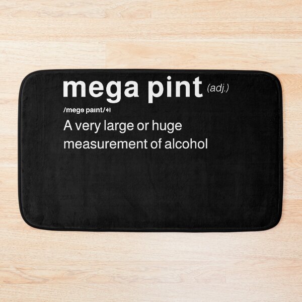 Item preview, Mega Pint of Red Wine Definition Trendy Sarcastic Megapint designed and sold by MarioShirtWorld.