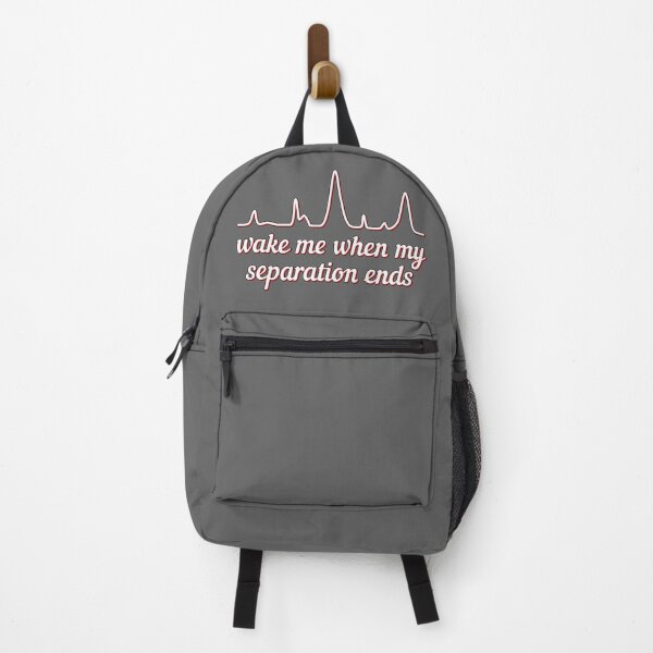 Item preview, Wake Me When My Separation Ends - Red Highlight, Dark Gray Background designed and sold by Artsy-Chemist.