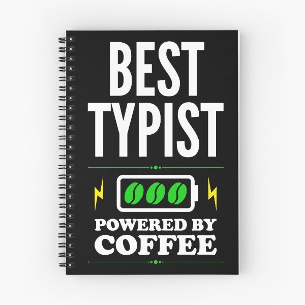 Item preview, Best Typist Powered By Coffee for Typist designed and sold by SVPOD.